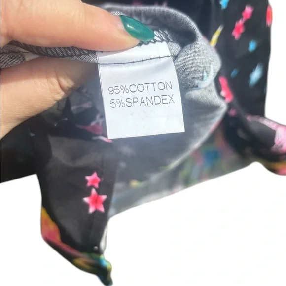 EUC Rockabilly Pin Up Pukavt Rainbow Unicorn Novelty Print Dress Size Small - Picture 6 of 8